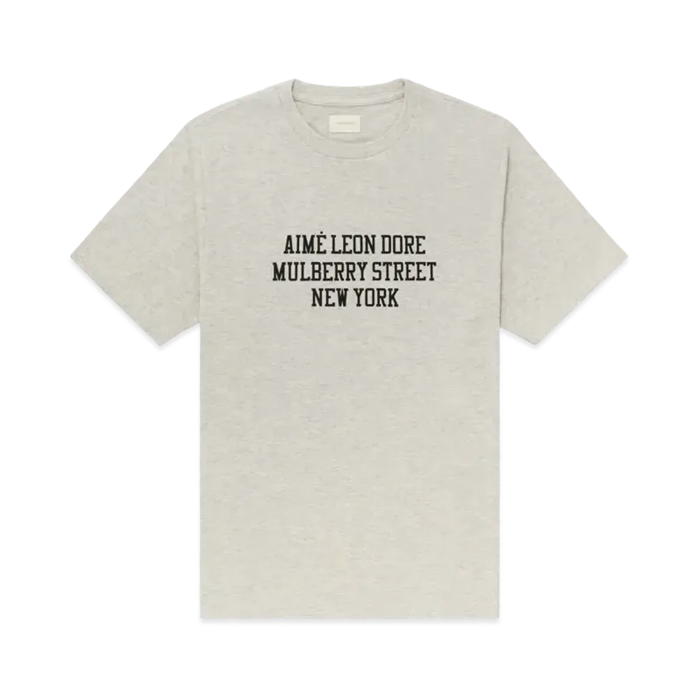 Aime Leon Dore Mulberry Exhibition Tee "Oatmeal"