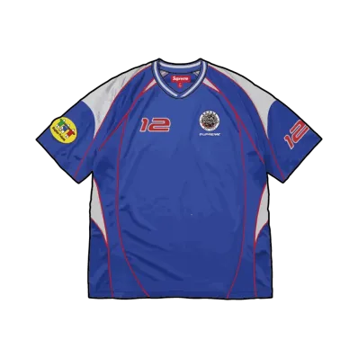 Supreme Piping Soccer Jersey "Royal"