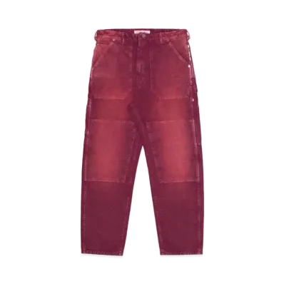 Richardson Distressed Duck Canvas Work Pants "Oxblood"
