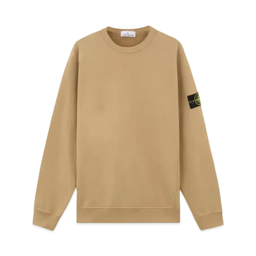 Stone Island 62420 Brushed Organic Cotton Fleece "Biscuit"