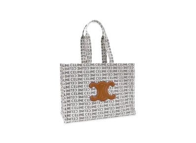 CELINE Large Cabas Thais Tote Bag "Natural/Tan"