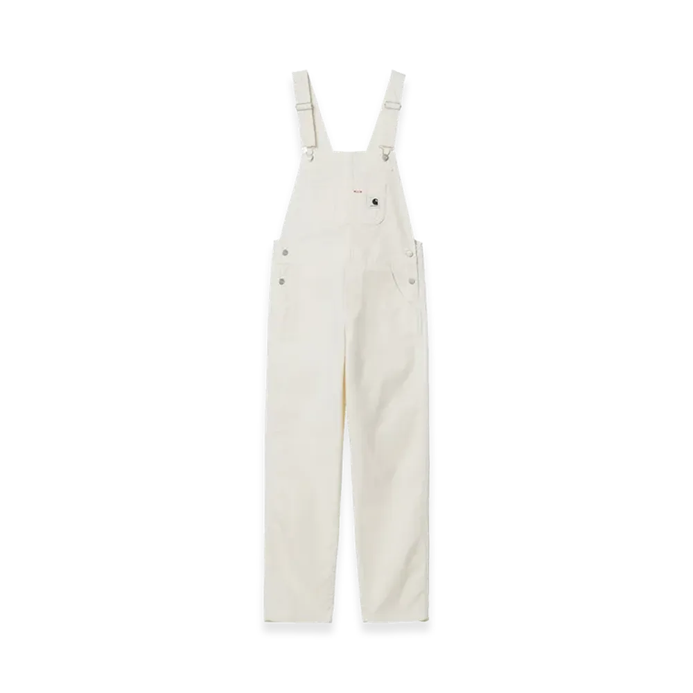 Carhartt WIP Women's Bib Overall Straight "Wax(Rinsed)"