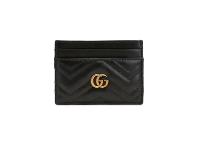 GUCCI GG Marmont Card Case "Black"