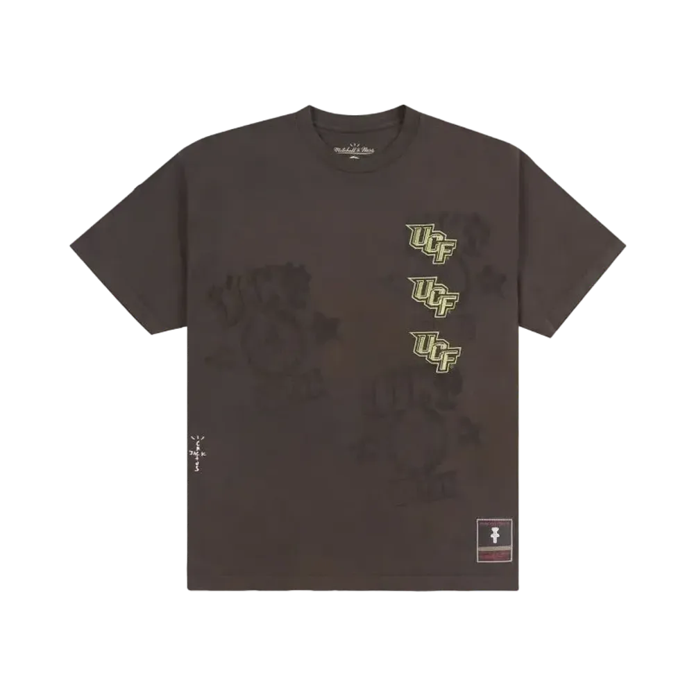 Travis Scott x M&N x UCF Seal Tee "Brown"