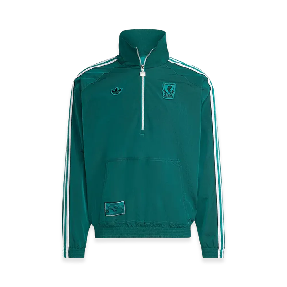adidas Liverpool FC Terrace Icon Half-Zip Jacket "Sea Green"