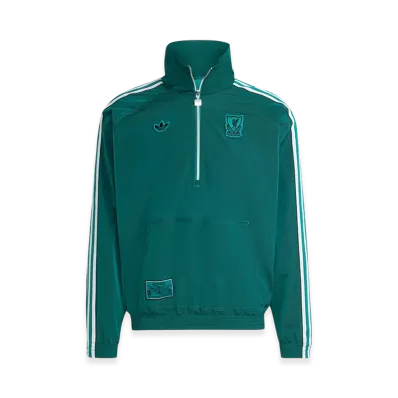adidas Liverpool FC Terrace Icon Half-Zip Jacket "Sea Green"