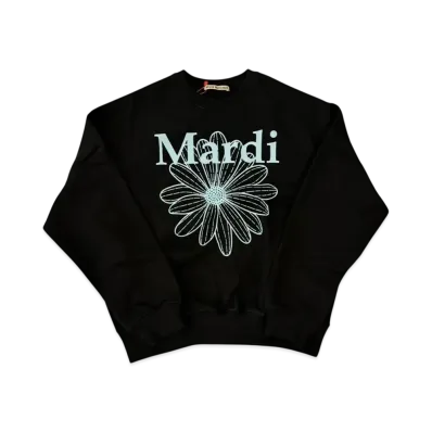 Mardi Mercredi Sweatshirt Flowermardi "Black Sky"