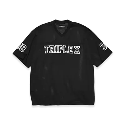 GOD SELECTION XXX Mesh Short Sleeve Shirt GX-S25-CS-06 "Black"