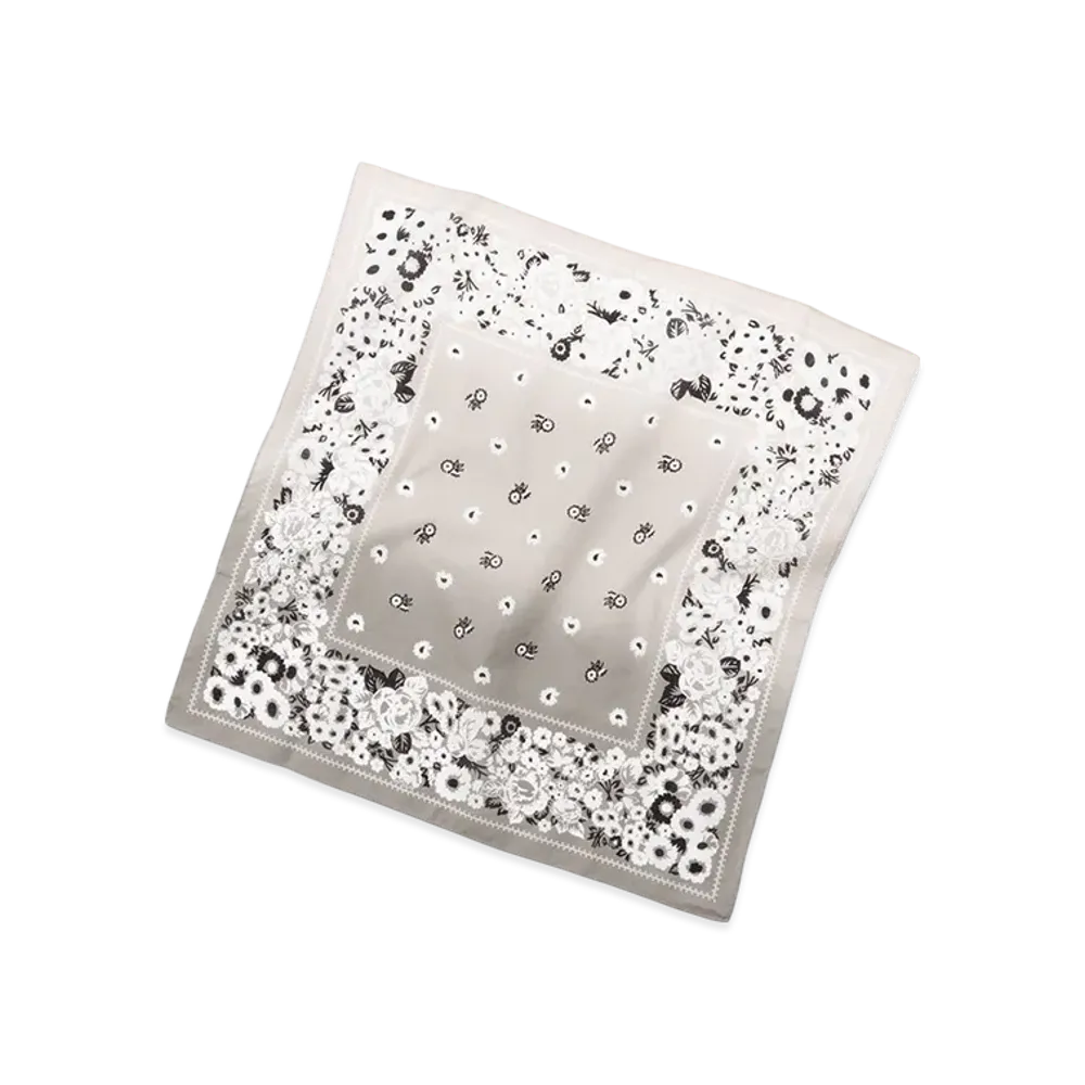 nanamica x NOMARYTHM TEXTILE Exclusive DYG Gradation Cotton Bandana "Beige"