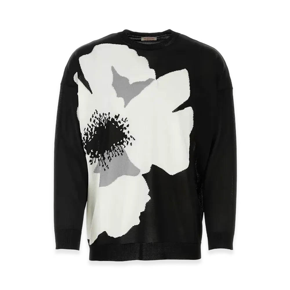 Valentino Viscose Sweater "Black"