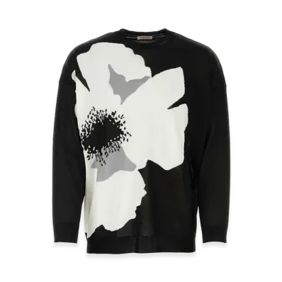 Valentino Viscose Sweater "Black"