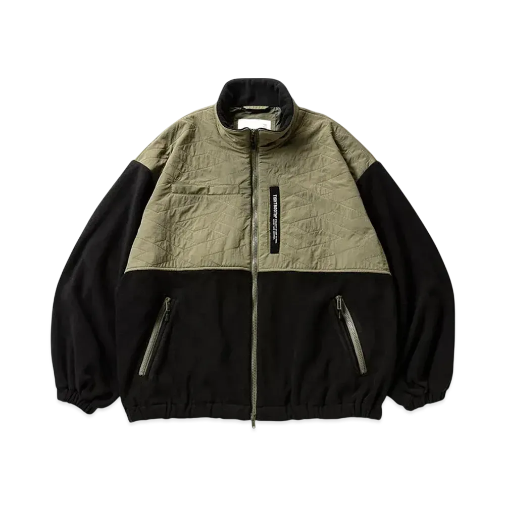 TIGHTBOOTH T Quilt Fleece Jacket "Olive"