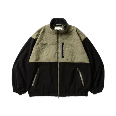TIGHTBOOTH T Quilt Fleece Jacket "Olive"