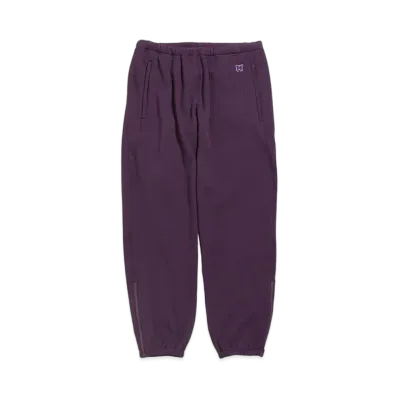 Needles ZIPPED SWEAT PANT - PE/C/PU FLEECE LINED JERSEY "Purple"