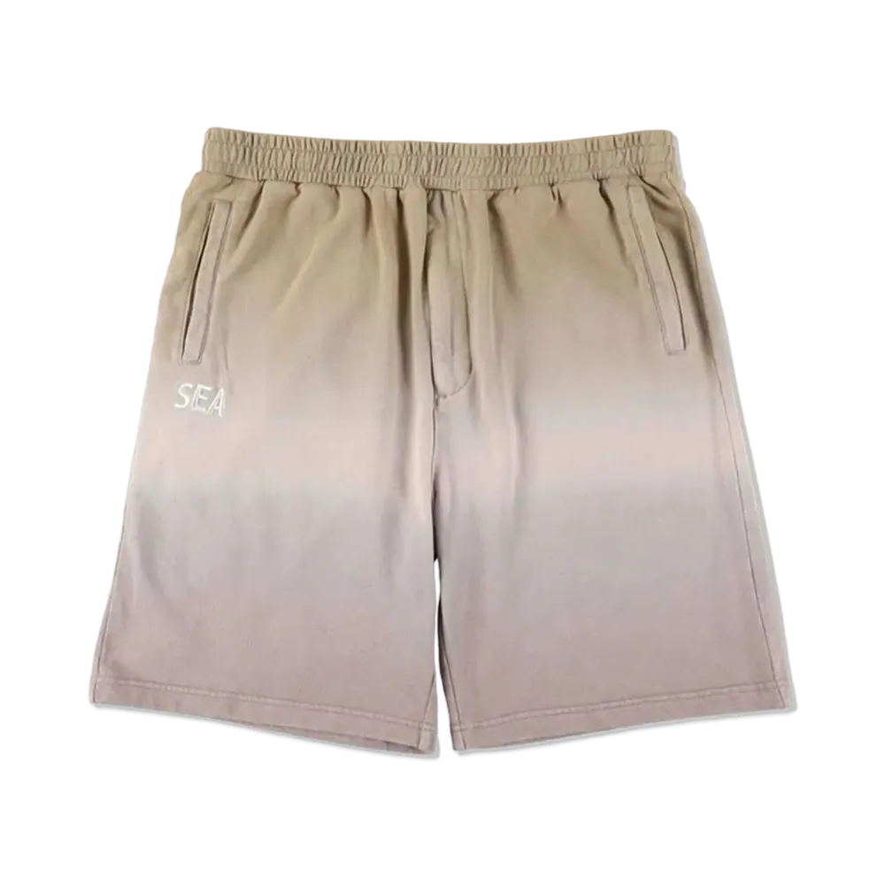 WIND AND SEA Step_Dye Sweat Short "Sand"