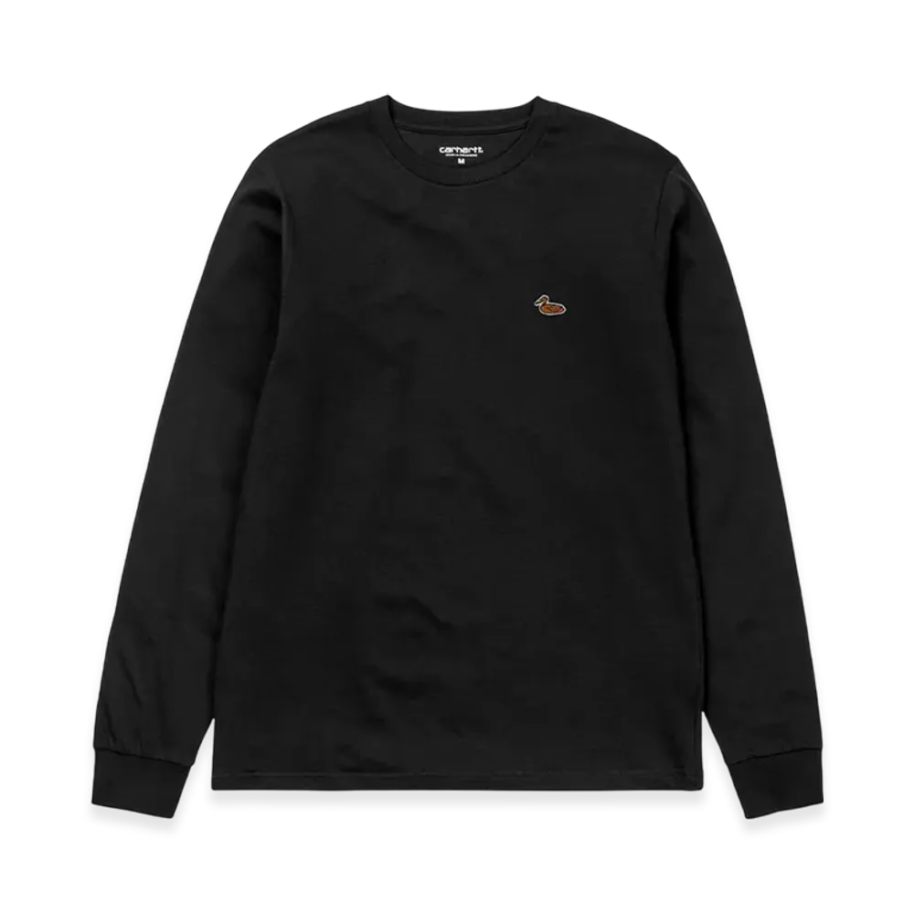Carhartt WIP Duck Patch Long Sleeve T-Shirt "Black"