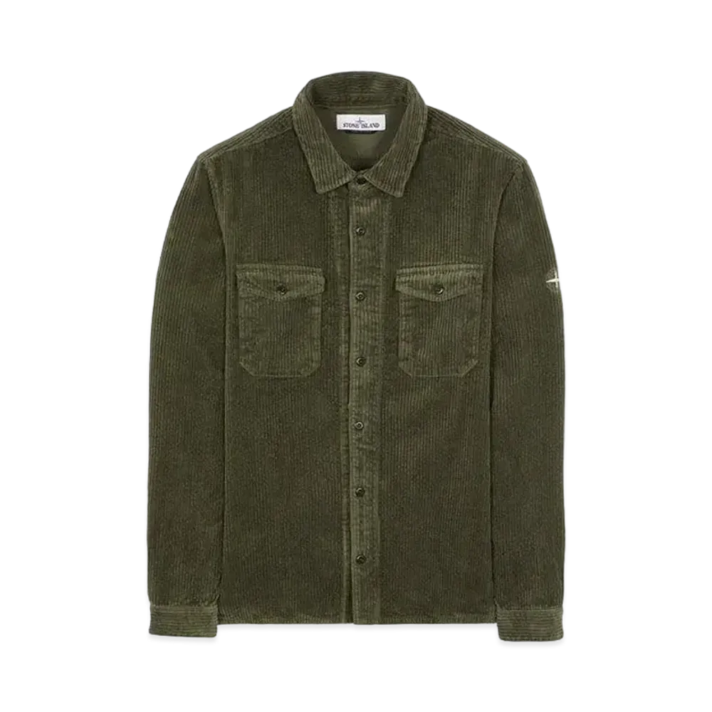 Stone Island 12111 COTTON CORDUROY_REGULAR FIT "Sage Green"
