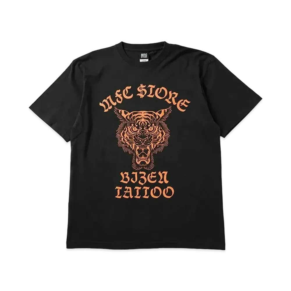 MFC STORE x 彫師美漸-Bizen Tiger T-Shirt "Charcoal"