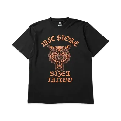 MFC STORE x 彫師美漸-Bizen Tiger T-Shirt "Charcoal"