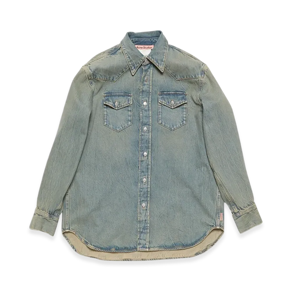 Acne Studios Denim Shirt Relaxed Fit "Blue/Beige"