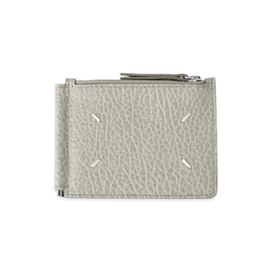Maison Margiela x Ron Herman Leather Small Wallet "Light Gray"