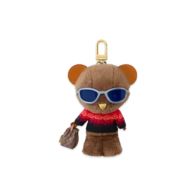 Louis Vuitton Bag Charm LV Louis Bear "Rouge"
