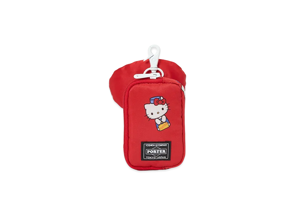 PORTER x HELLO KITTY Multi Pouch "Red"