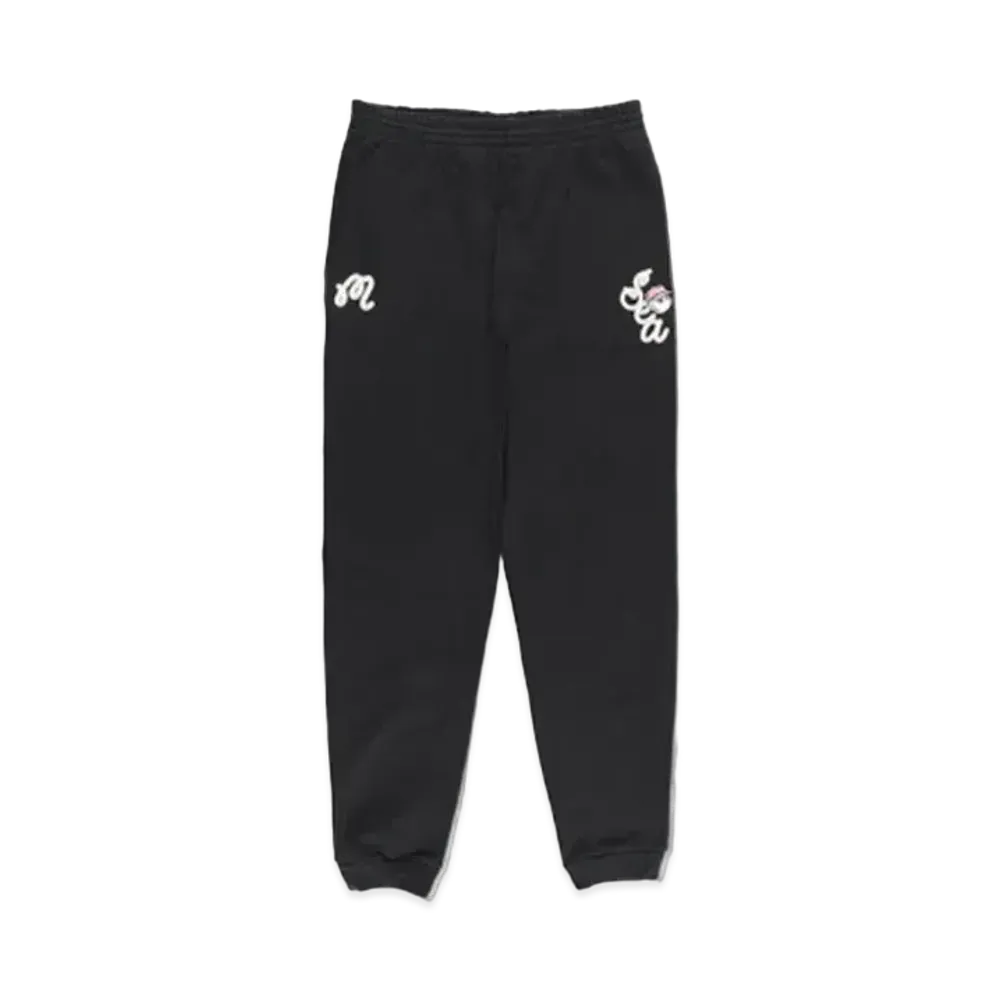 WIND AND SEA x Malbon Golf Sweat Pants "Black"
