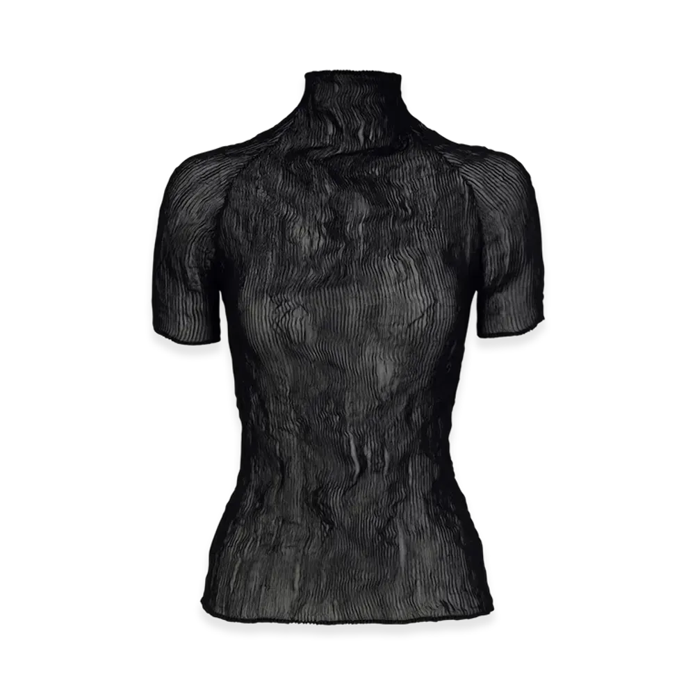 ISSEY MIYAKE Chiffon Twist BK/WT-56 "Black"