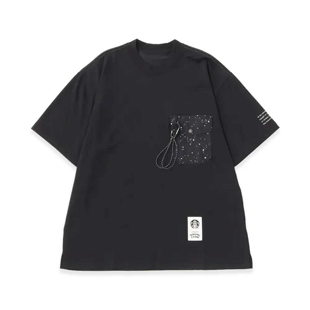 STARBUCKS x and wander Pocket Tee "Navy"