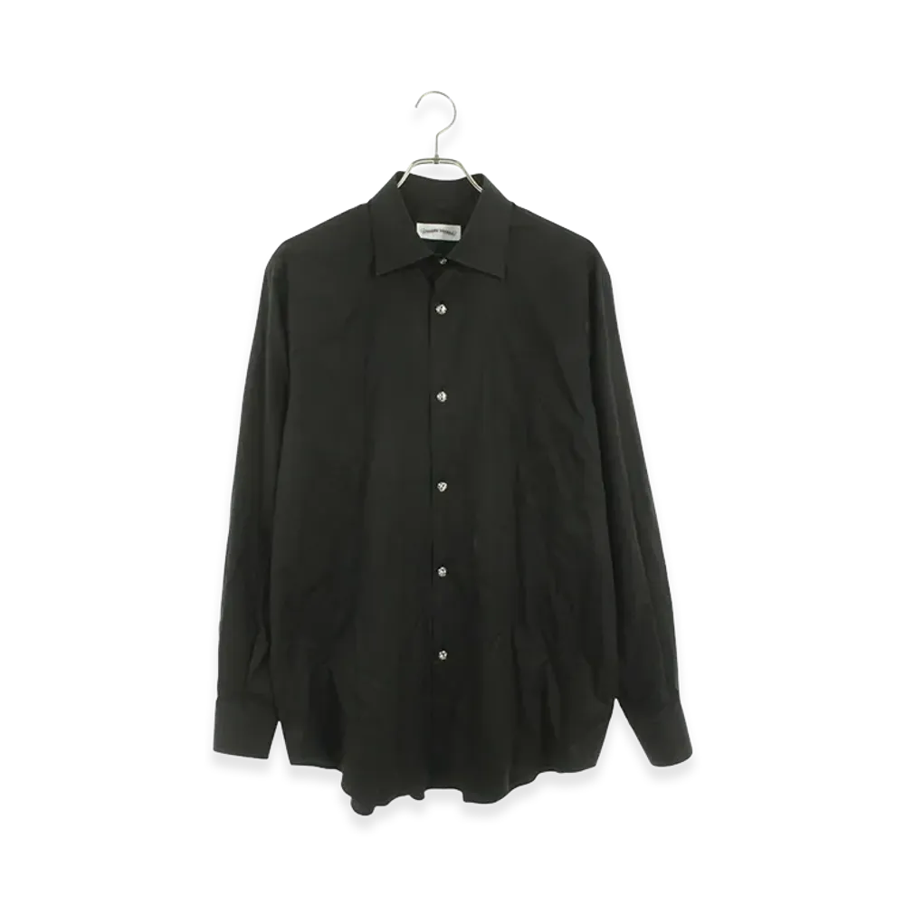 Chrome Hearts BS Flare Button L/S Shirt "Black/Silver"