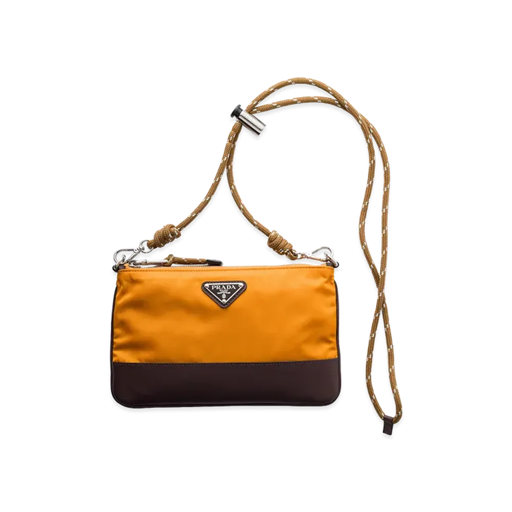 PRADA Speed Lock Re-Nylon Smartphone Case "Amber"