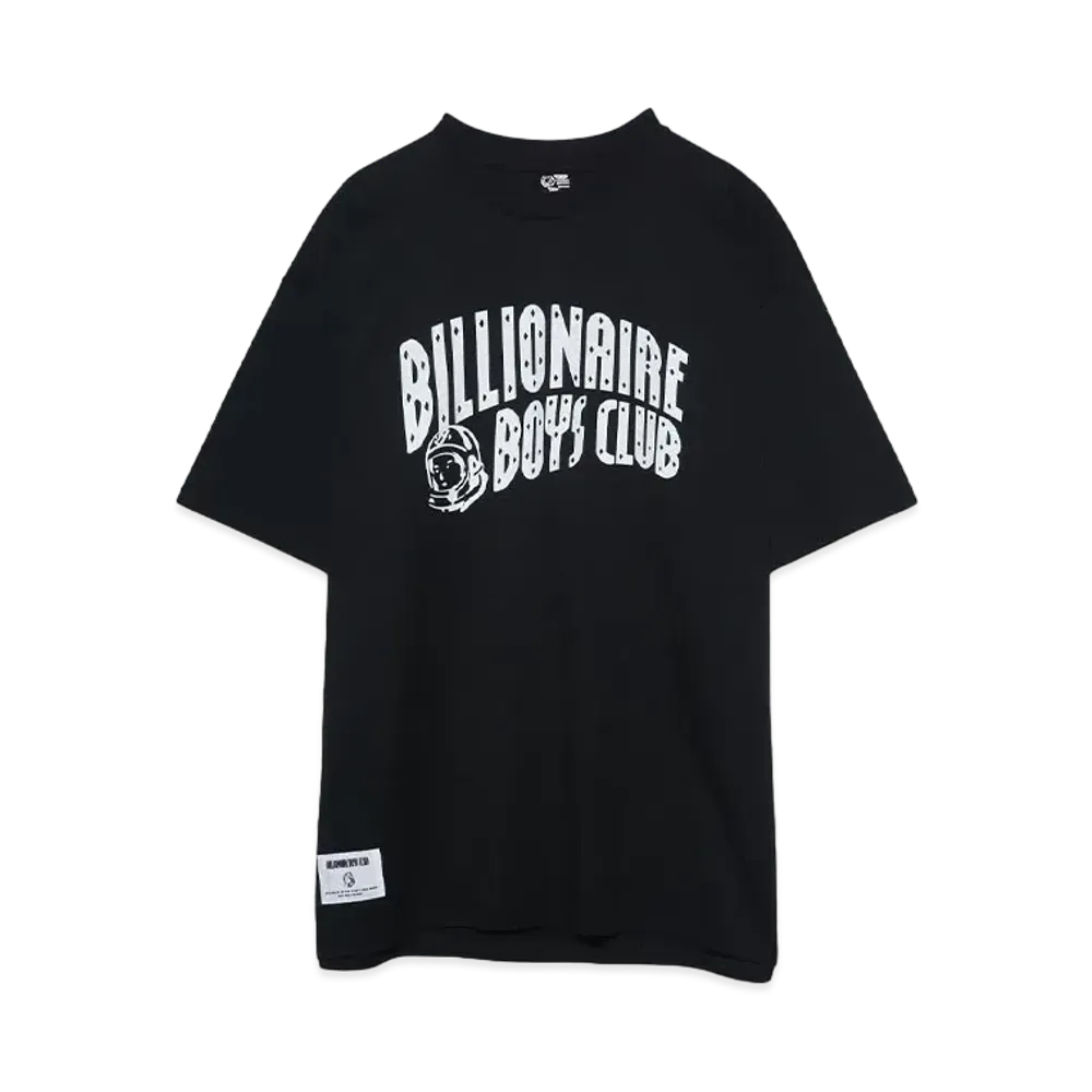 BILLIONAIRE BOYS CLUB COTTON T-SHIRT ARCH LOGO "BLACK"