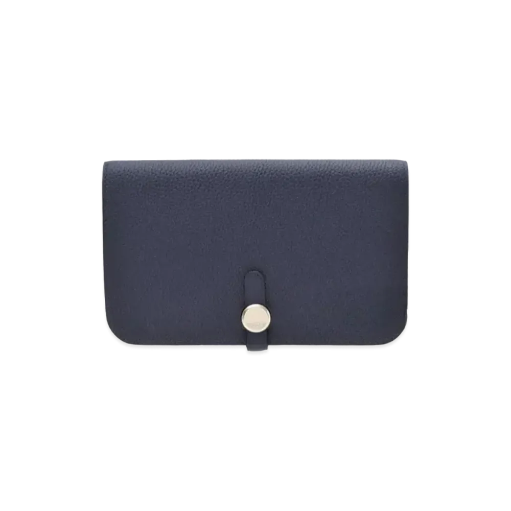 Hermes Dogon GM Togo "Bleu Nuit/Silver"
