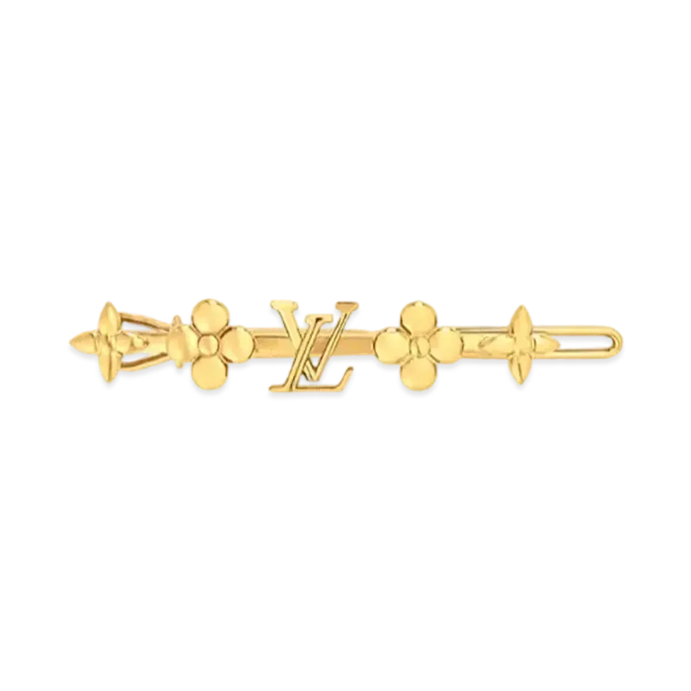 Louis Vuitton Baby Louis Hairclip "Gold"