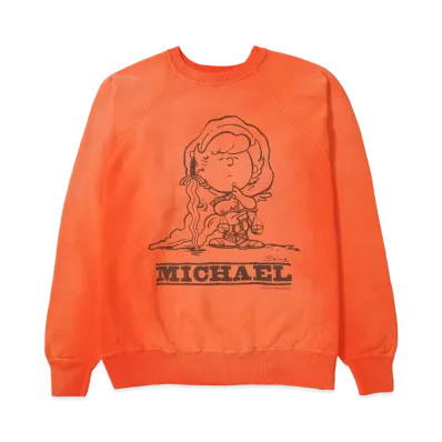 SAINT Mxxxxxx 23AW CRW N SWT Michael "Orange"