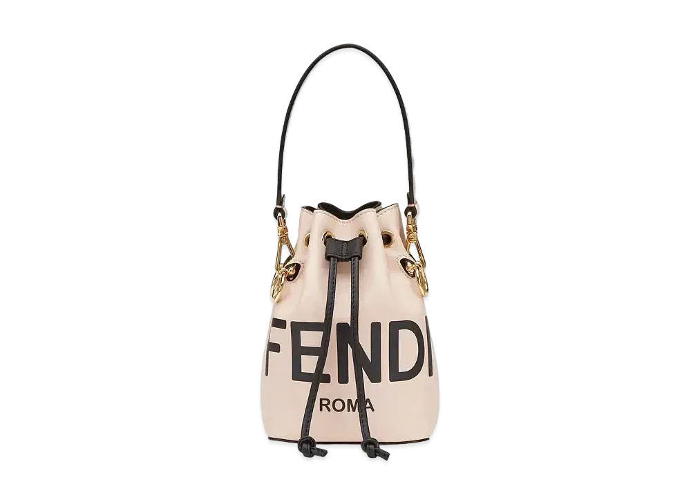 FENDI Mon Tresor Leather Mini-Bag "Pink Beige"