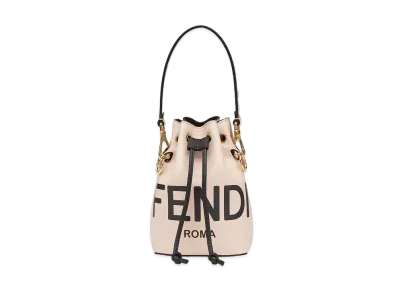 FENDI Mon Tresor Leather Mini-Bag "Pink Beige"