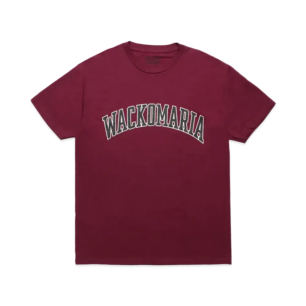 WACKO MARIA T-Shirt "Burgundy"