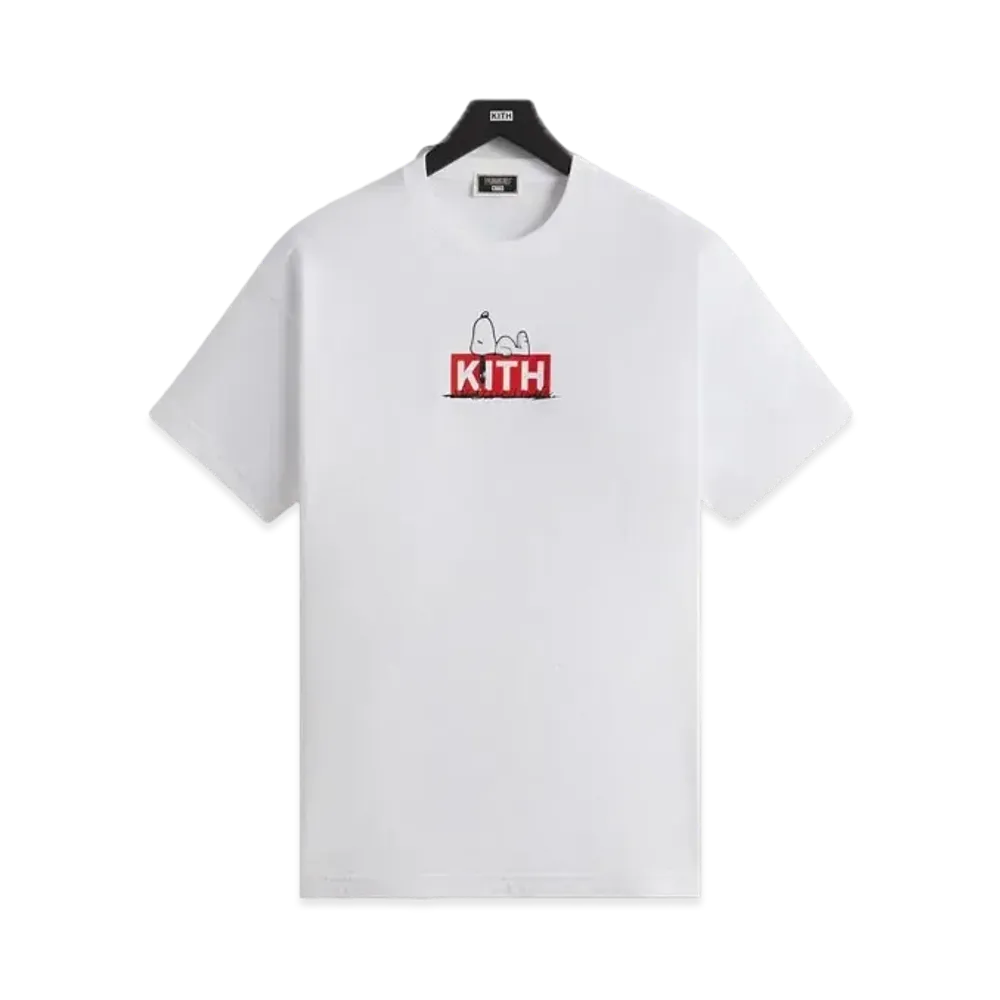 Kith x Peanuts Doghouse Tee "White"