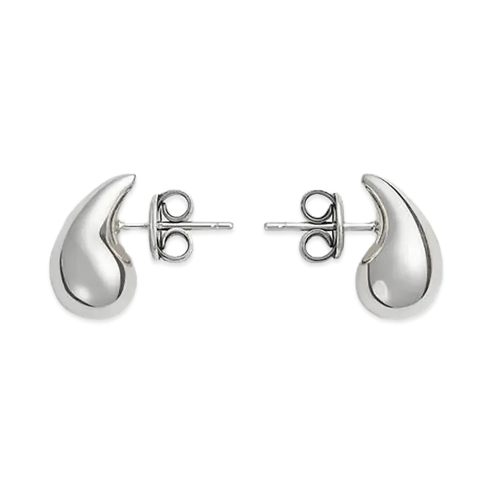 Bottega Veneta Candy Drop Earrings "Silver"
