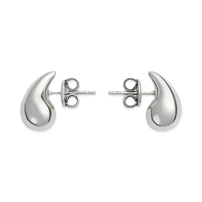 Bottega Veneta Candy Drop Earrings "Silver"