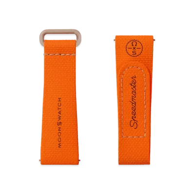 Swatch x OMEGA BIOCERAMIC MoonSwatch Rubber Strap "Orange/Sand"