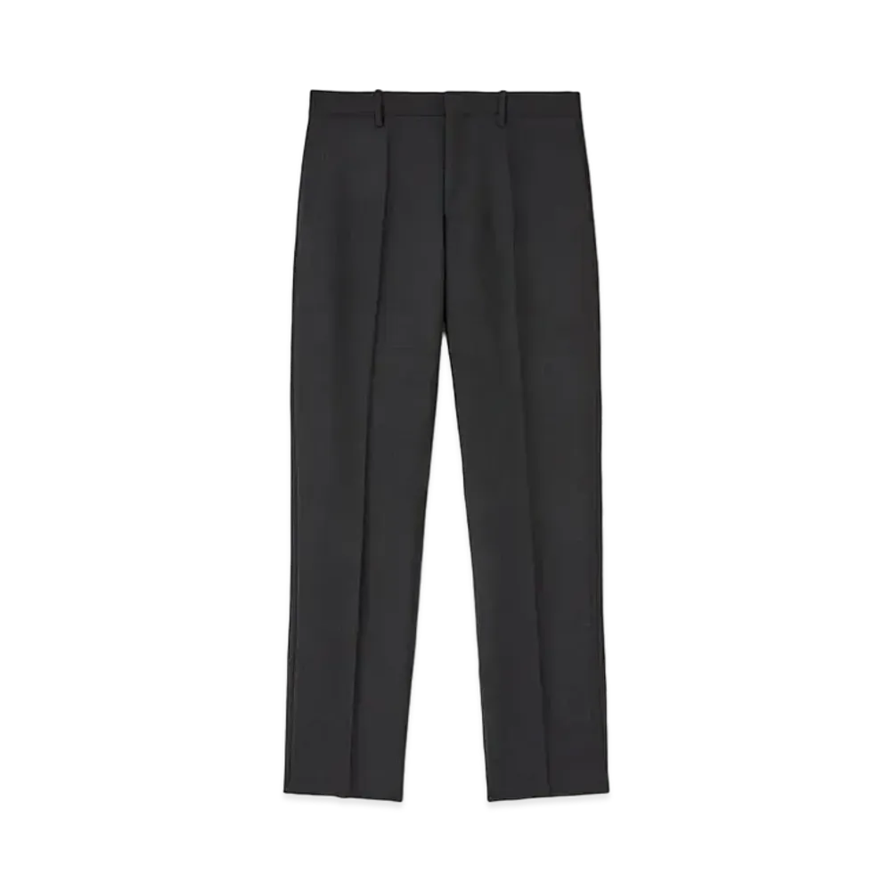 Jil Sander Tailored Trousers Wool and Mohair "Navy"