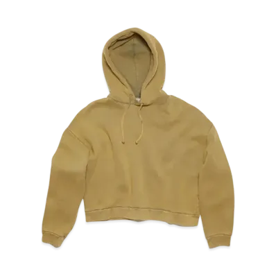 Acne Studios Hooded Sweater Logo Patch "Sage Green"