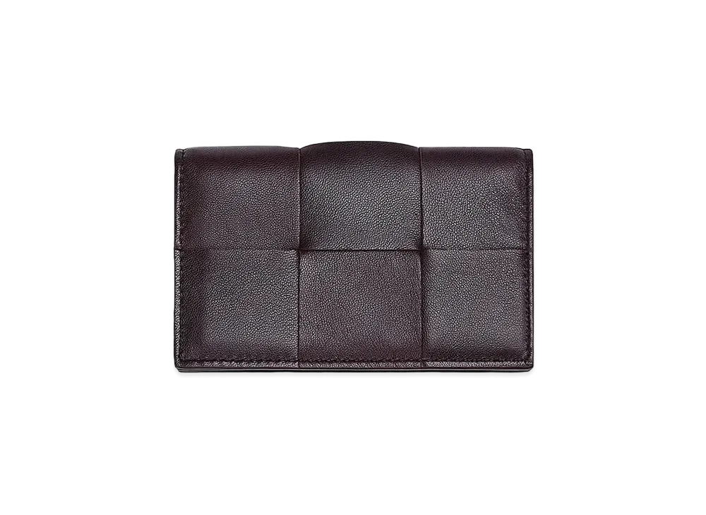 Bottega Veneta Business Card Holder "Grape"