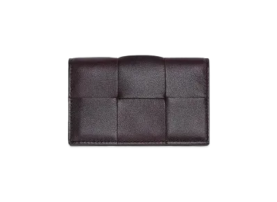 Bottega Veneta Business Card Holder "Grape"
