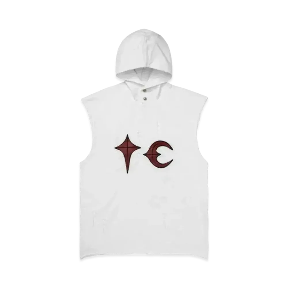 THUG CLUB Rock Hooded Vest "White"