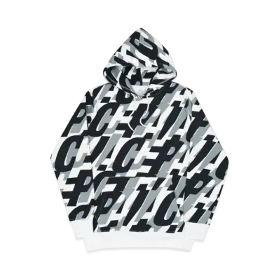 PALACE Repeat After Me Hood "Grey White"