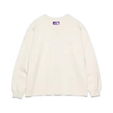 The North Face PURPLE LABEL Field Long Sleeve Pocket Tee "Ivory"